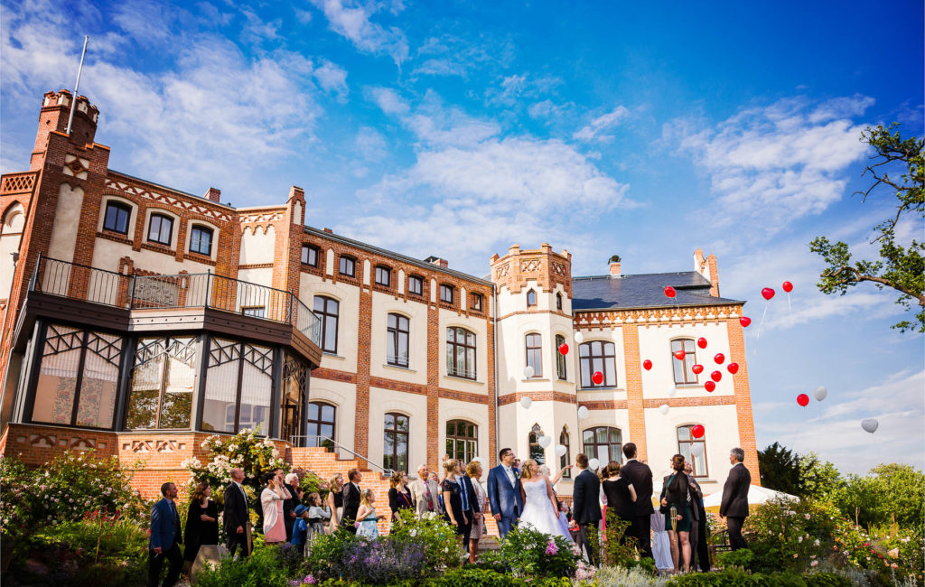 Fotos auf einer Hochzeit in Schloss Gamehl